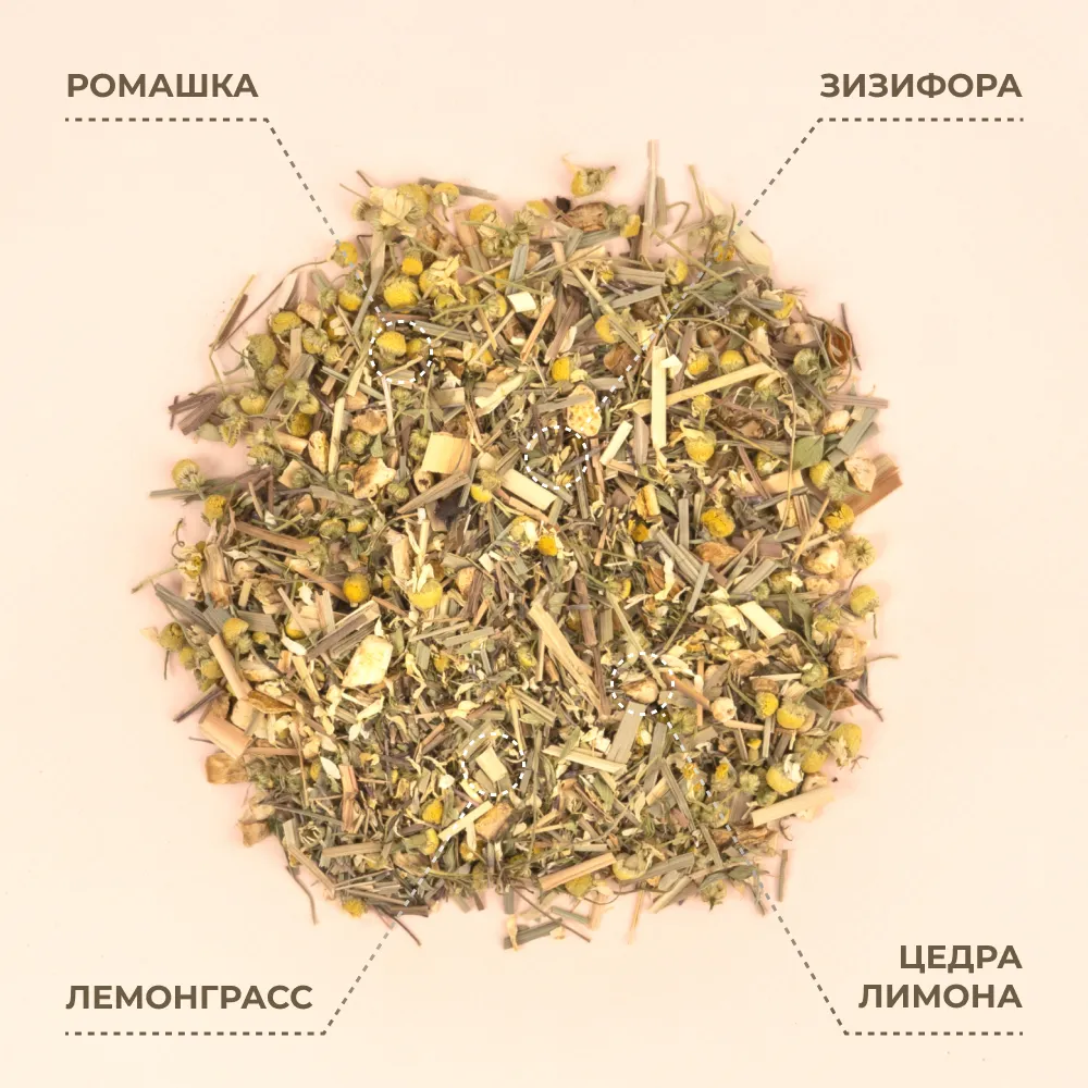 Herbal Tea_Ромашка, зизифора, цедра лимона, лемонграсс_3