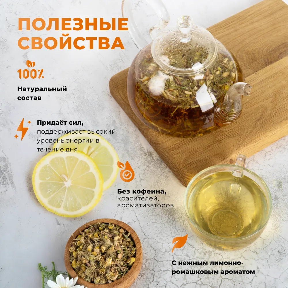 Herbal Tea_Ромашка, зизифора, цедра лимона, лемонграсс_wb_2