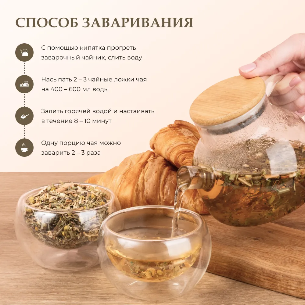 Herbal Tea_Ромашка, зизифора, цедра лимона, лемонграсс_5