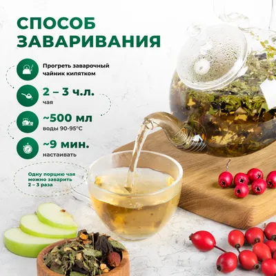 Herbal Tea_Яблоко, шиповник, бадан, лист смородины, курильский чай, боярышник_oz_7