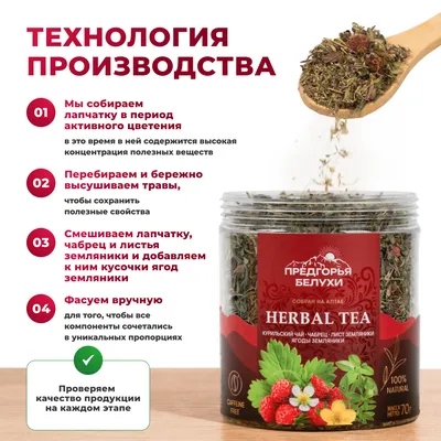 Курильский_чабрец, лист земляники, ягоды земляники_3