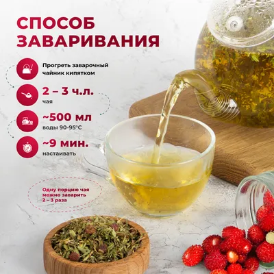Курильский_чабрец, лист земляники, ягоды земляники_7