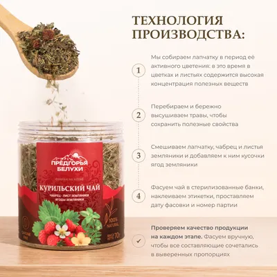 Курильский_чабрец, лист земляники, ягоды земляники_2