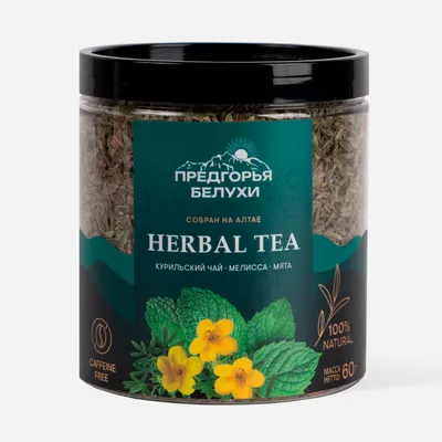 Курильский чай с мелиссой и мятой, 60 г