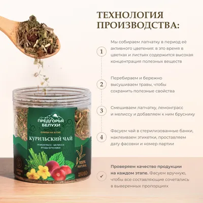 Курильский_лемонграсс, мелисса, брусника_2
