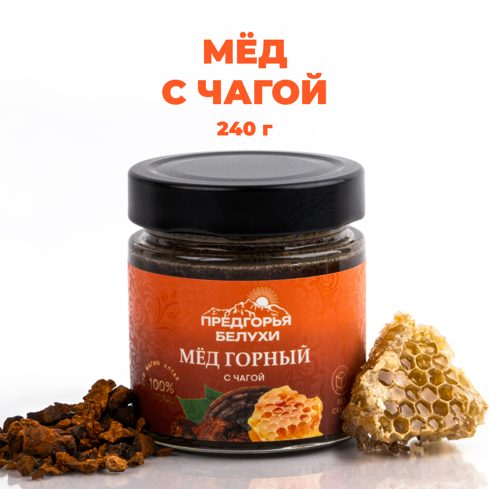 Мёд c чагой, 240 г
