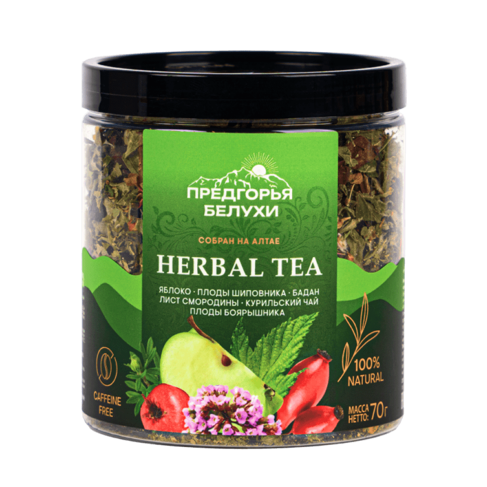 Яблоко,шиповник, бадан, смородина лист, курильский, боярышник 70 гр