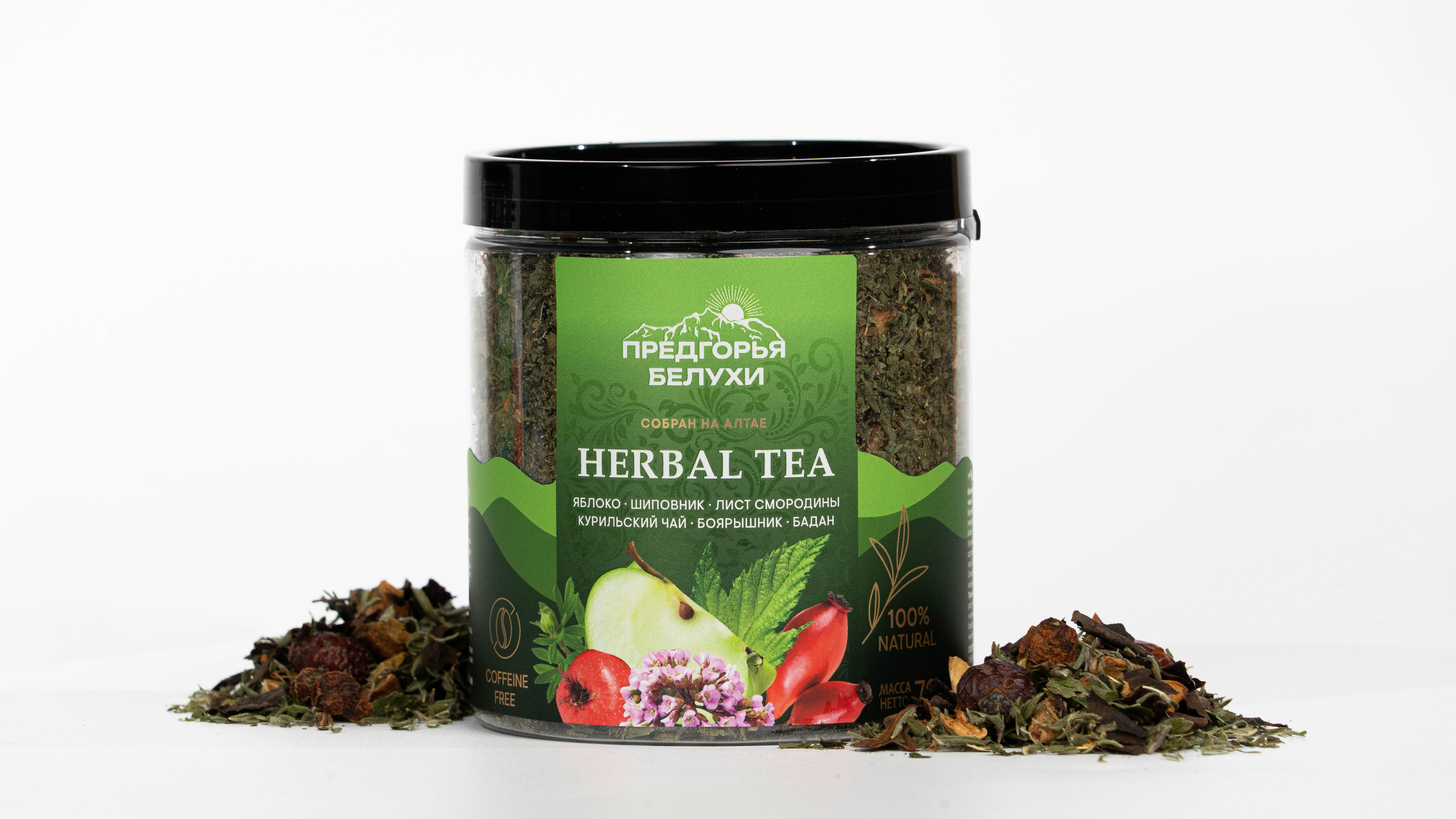 Яблоко,шиповник, бадан, смородина лист, курильский, боярышник 70 гр
