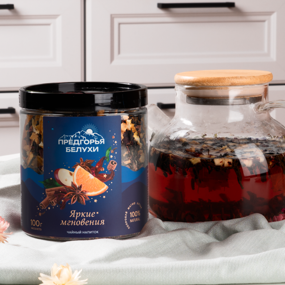 Напиток чайный "Яркие мгновения", 100г.