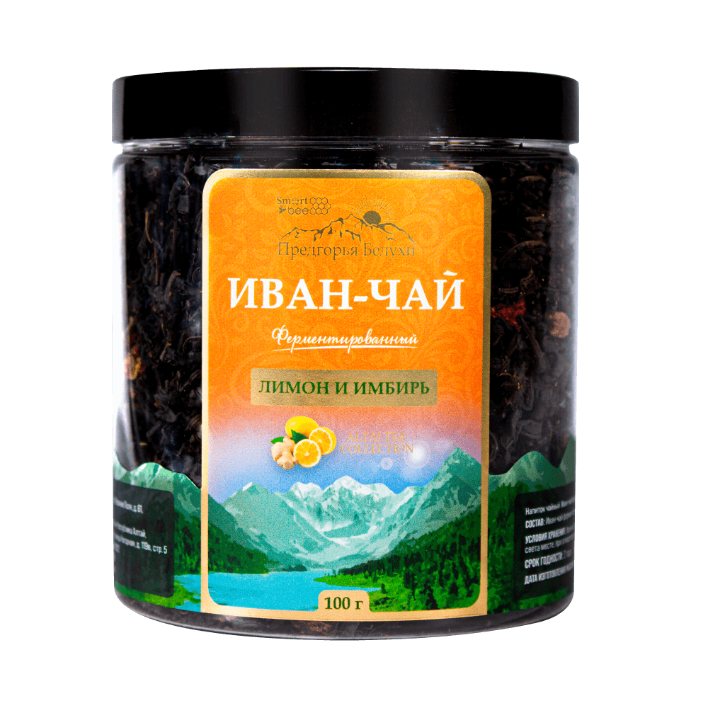 Напиток чайный Иван-чай ферментированный лимон и имбирь