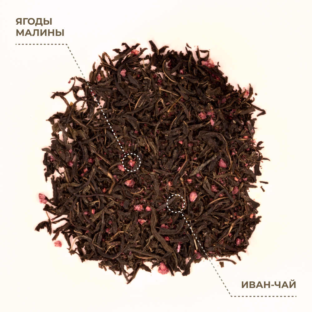 Напиток чайный Иван-чай ферментированный с лесной малиной