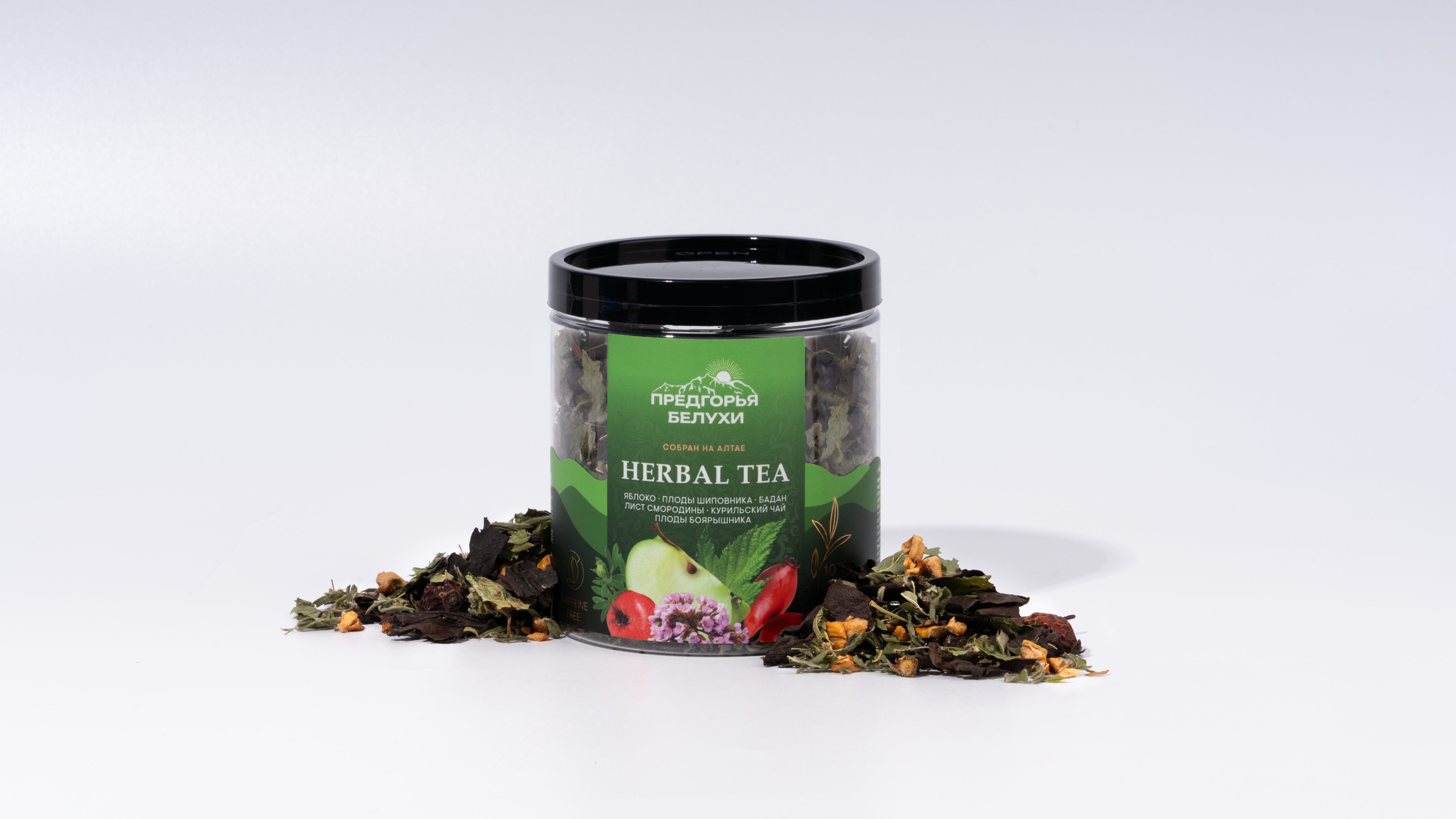 Яблоко,шиповник, бадан, смородина лист, курильский, боярышник 70 гр