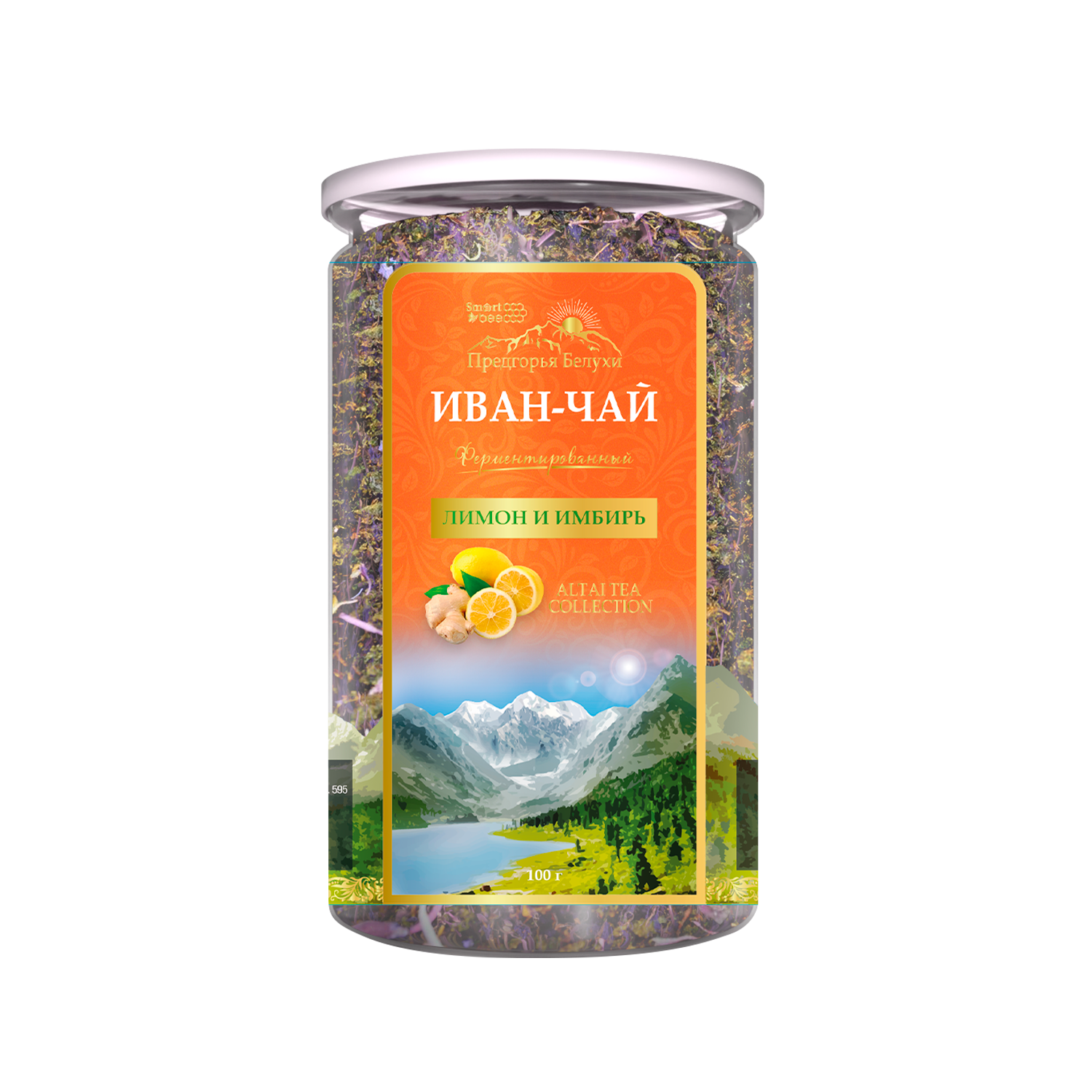 Напиток чайный Иван-чай ферментированный лимон и имбирь