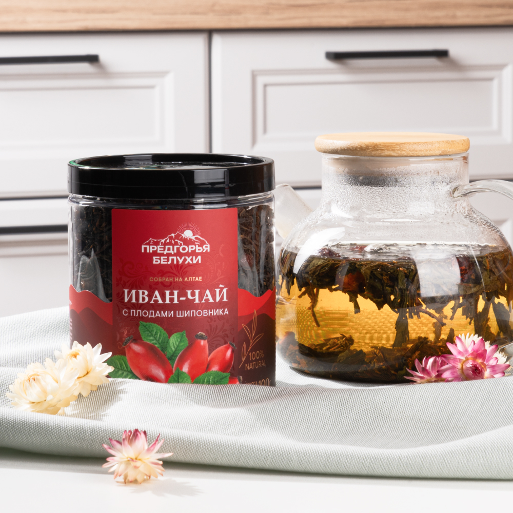 Напиток чайный Иван-чай ферментированный с плодами шиповника