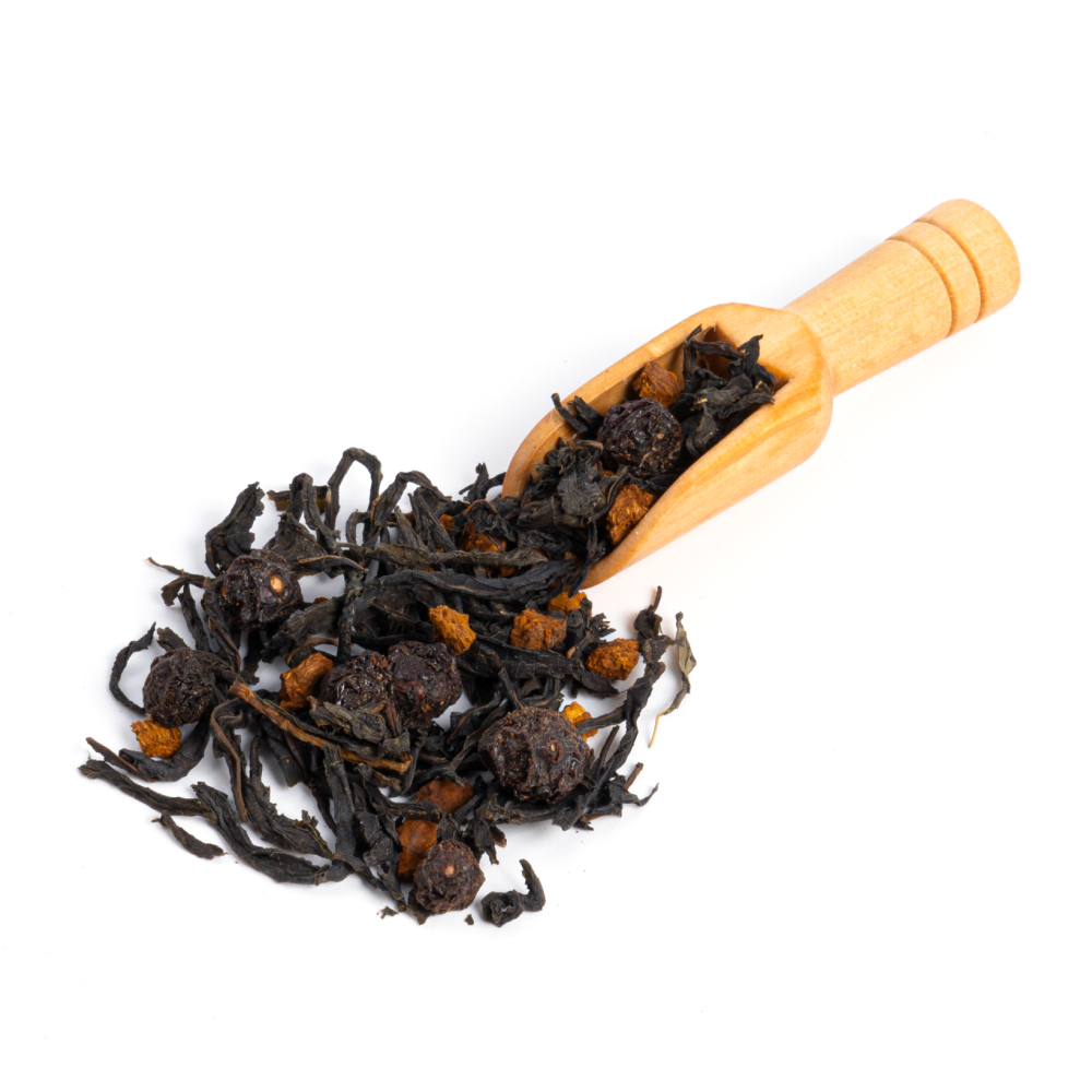 Чай Иван-чай ферментированный с чагой и ягодами вишни Предгорья Белухи, 100 гр