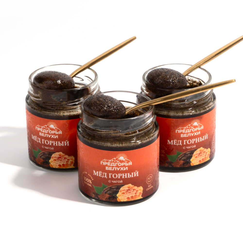 Мёд c чагой, 240 г