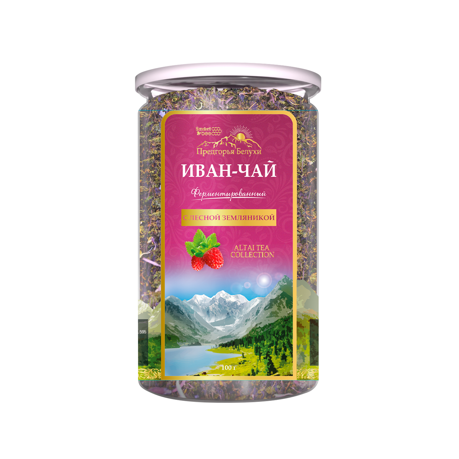 Напиток чайный Иван-чай ферментированный с лесной земляникой