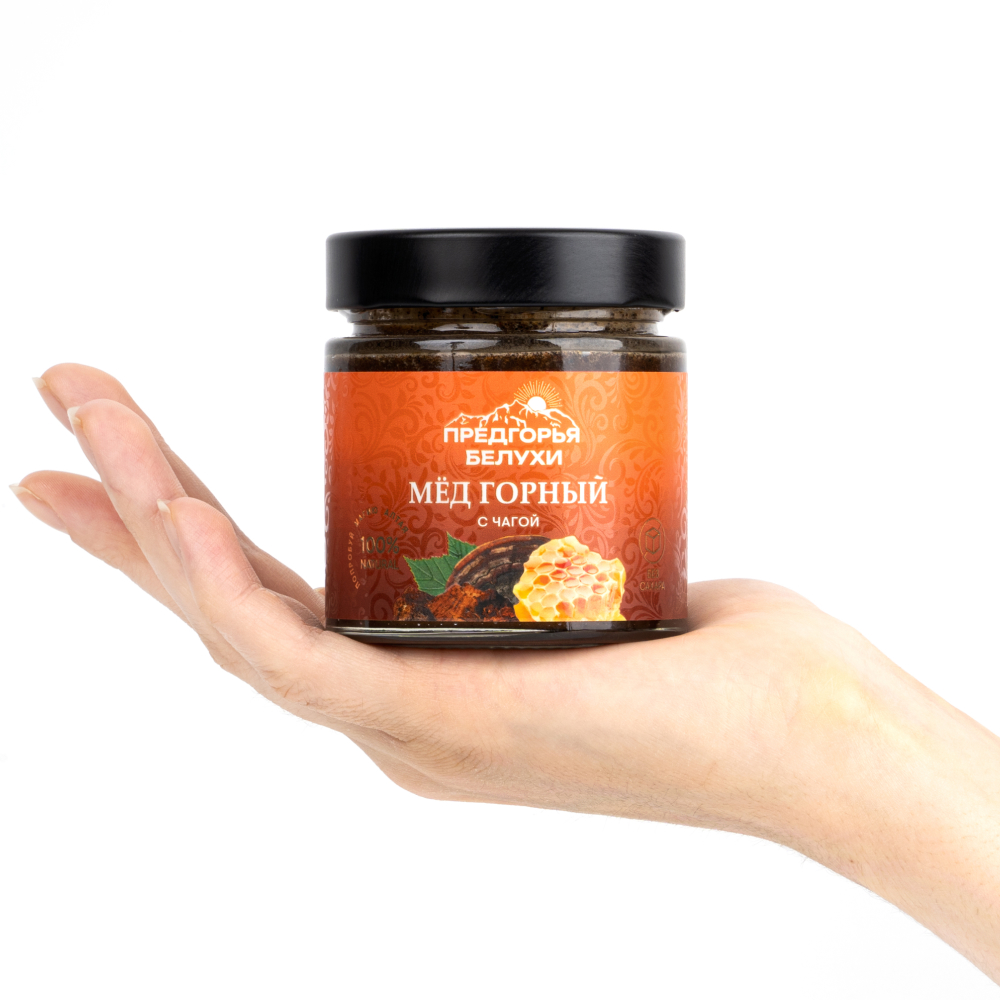 Мёд c чагой, 240 г